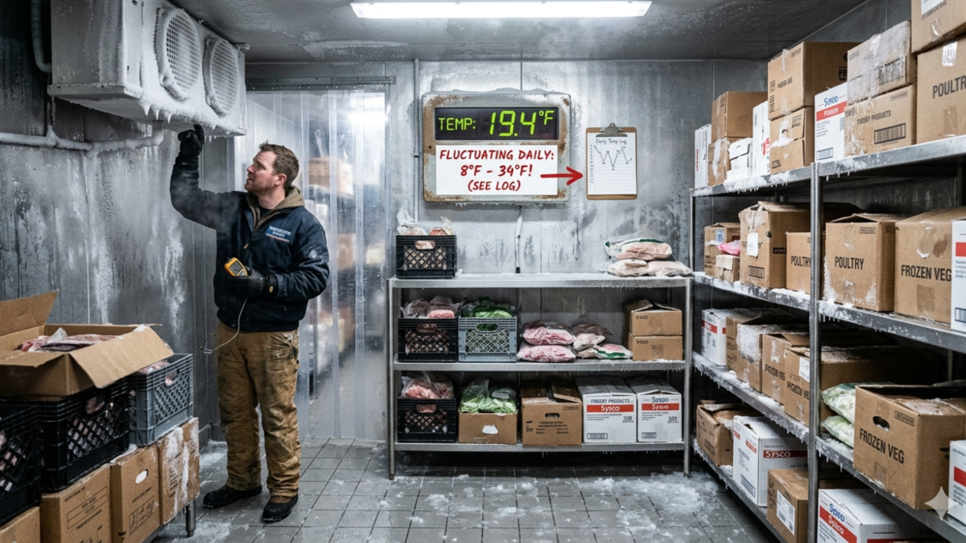 Walk-In Freezer Temperature