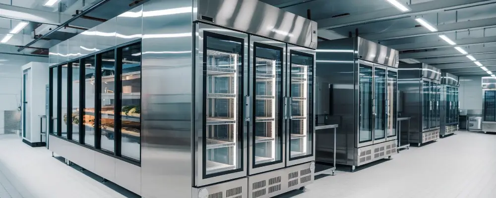 commercial cold room solution for food storage facility