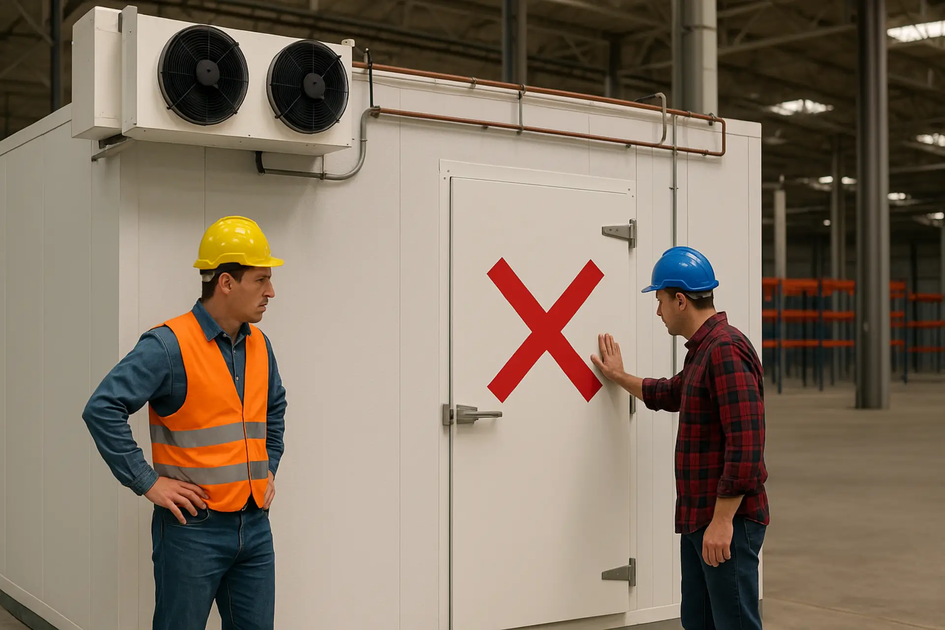 common cold room installation mistakes identified by technicians on site